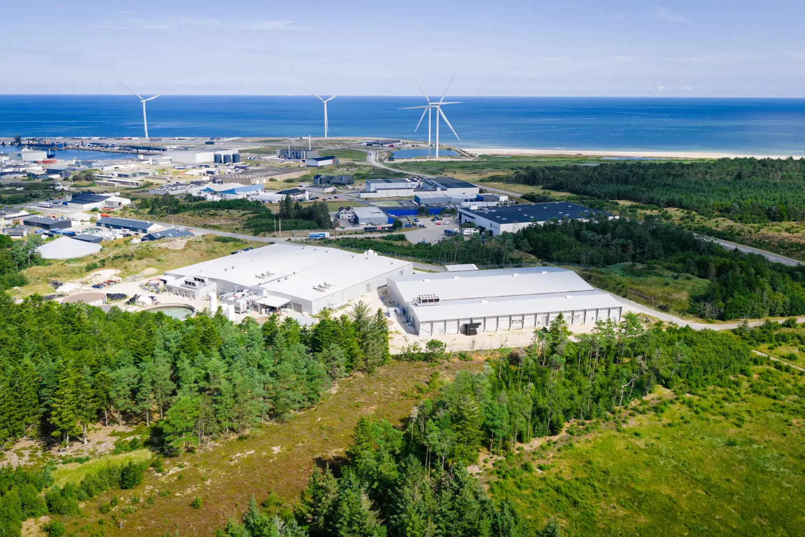 Danish Salmon's farm, in Hirtshals