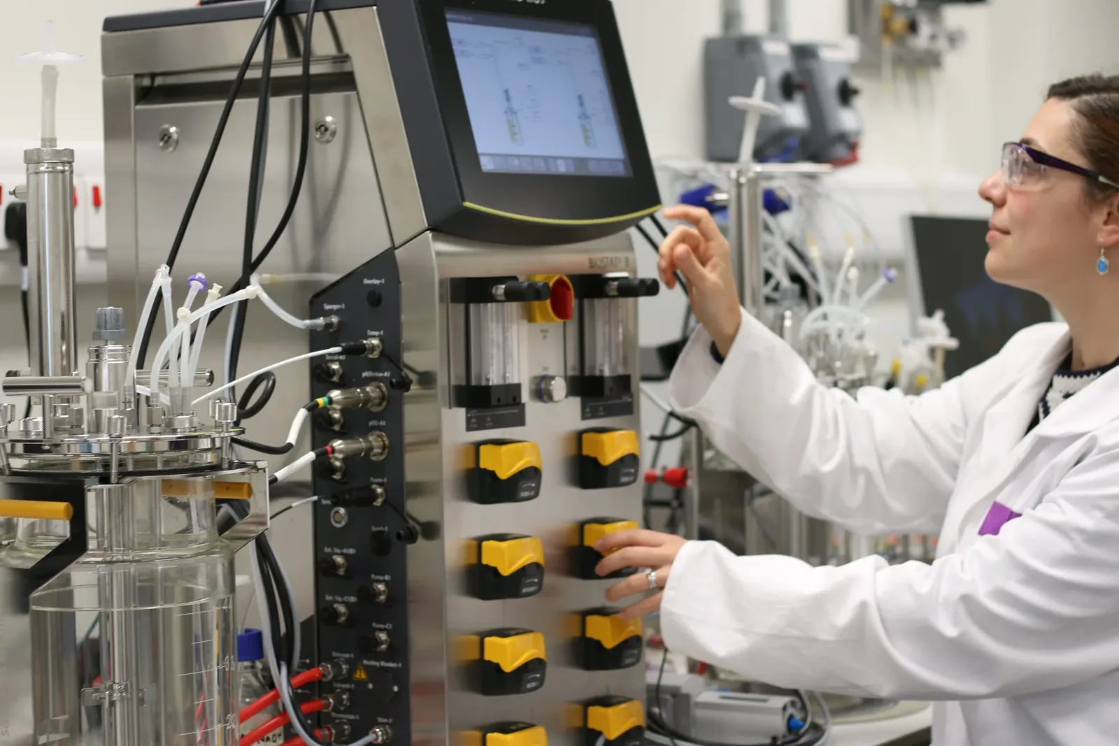 A person in a lab coat.
