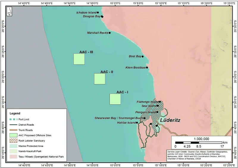 A map of the coast.
